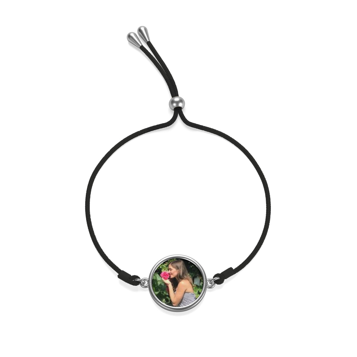 "Custom Photo Coin Cord Bracelet" (Gold & Silver) - AH Boutique