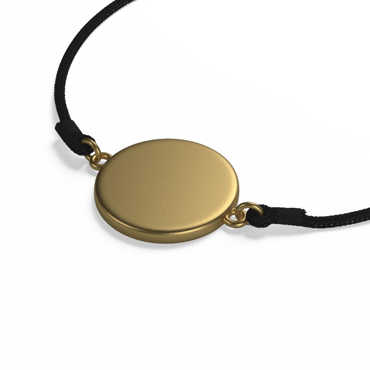 "Custom Photo Coin Cord Bracelet" (Gold & Silver) - AH Boutique