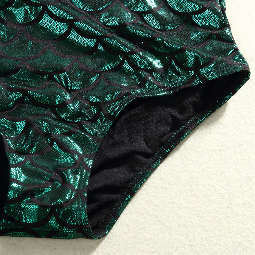 "Mermaid High Waist Bikini" - AH Boutique