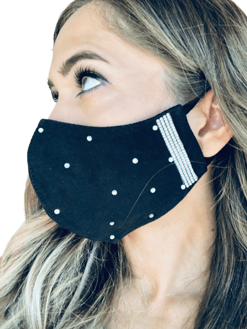 Designer Sparkly face mask