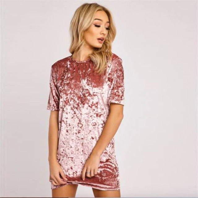 "Crushed Velvet Mini" 7 Color Choices - AH Boutique