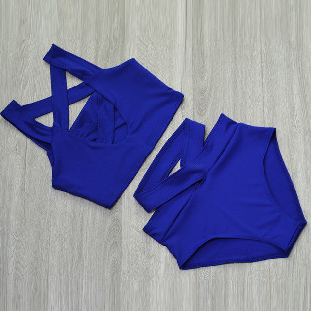 'The Criss Cross" Bandage Bikini - AH Boutique