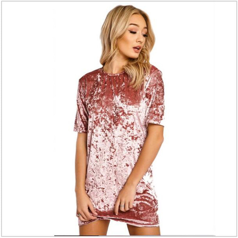 "Crushed Velvet Mini" 7 Color Choices - AH Boutique