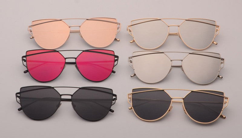 Flat Cateye Sunglasses - AH Boutique