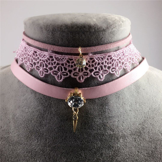 "3 Tier Choker" (3 Color Choices) - AH Boutique