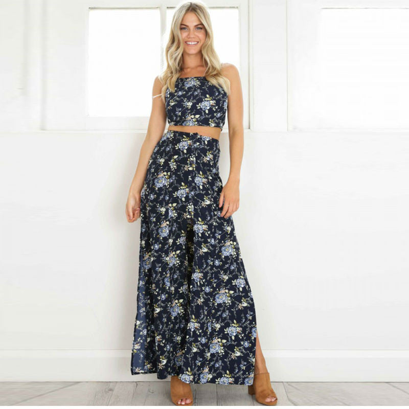 "The 2 Piece Floral Maxi Dress" - AH Boutique