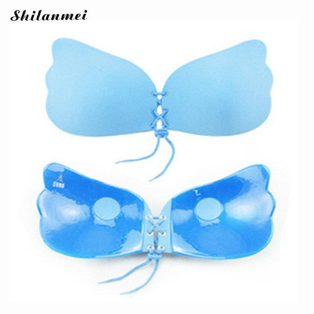 "Push Up Sticky lace up bra" - AH Boutique