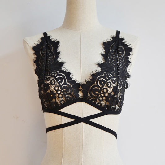 "Black Lace Bralette" - AH Boutique