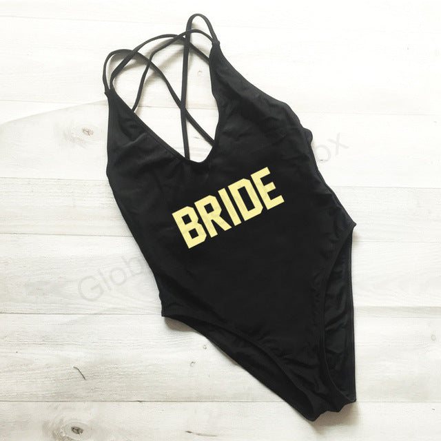 "BRIDE One Piece Swimsuit" 10 Different Options - AH Boutique