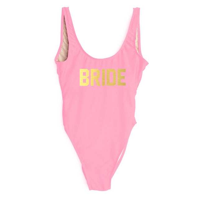 "BRIDE One Piece Swimsuit" 10 Different Options - AH Boutique