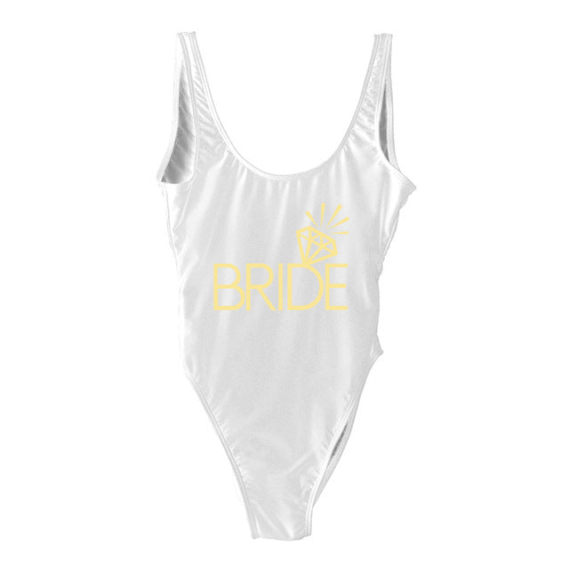 "BRIDE One Piece Swimsuit" 10 Different Options - AH Boutique