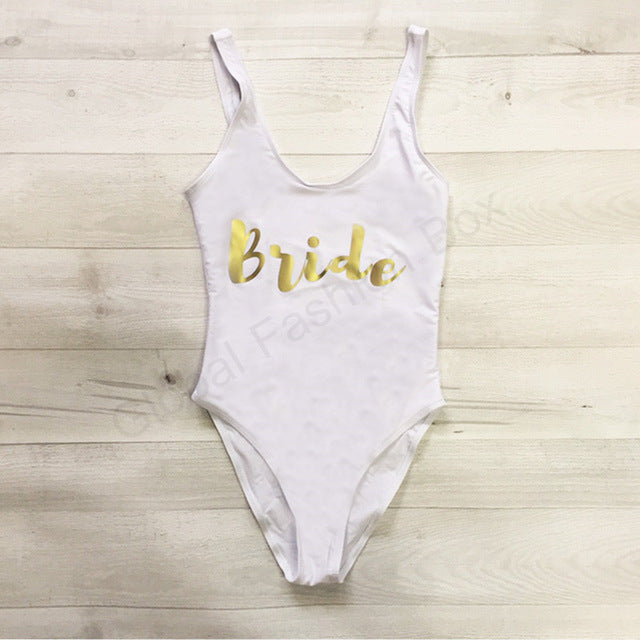"BRIDE One Piece Swimsuit" 10 Different Options - AH Boutique