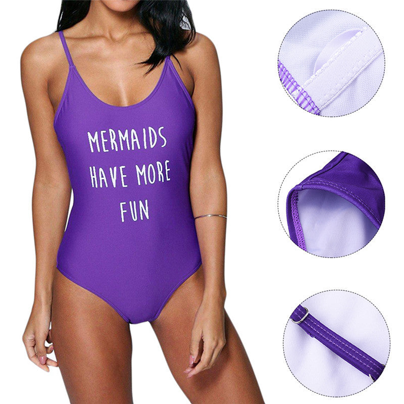 "Mermaids Have More Fun" (One-Piece) - AH Boutique