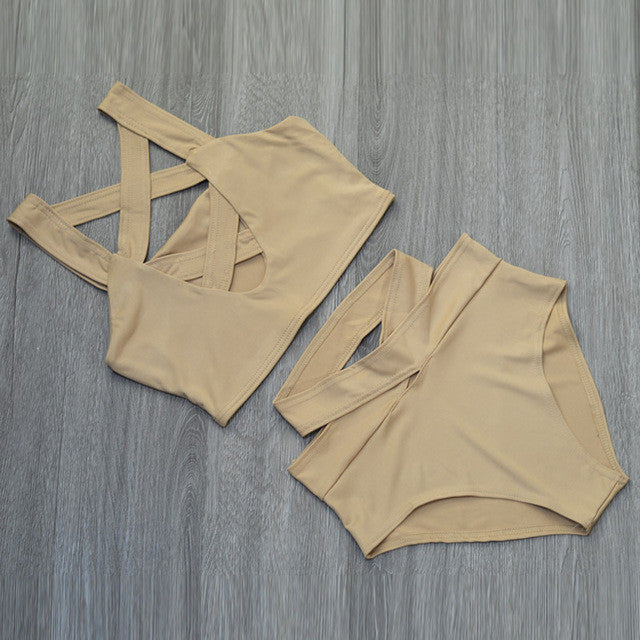 'The Criss Cross" Bandage Bikini - AH Boutique