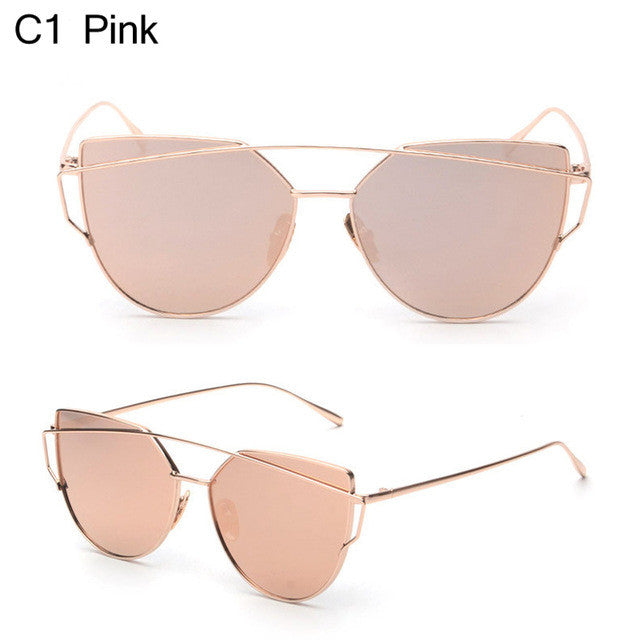 Flat Cateye Sunglasses - AH Boutique