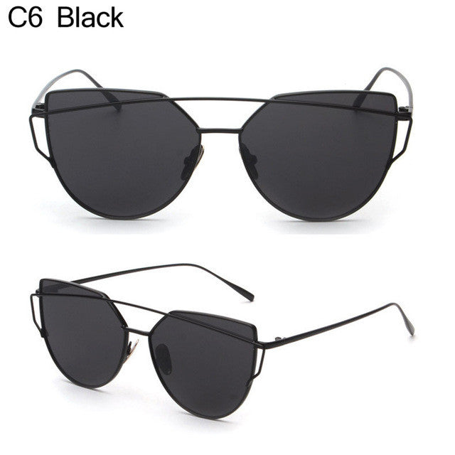 Flat Cateye Sunglasses - AH Boutique