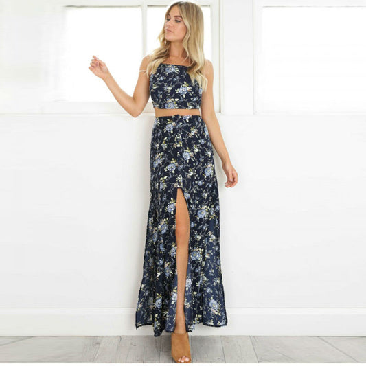 "The 2 Piece Floral Maxi Dress" - AH Boutique