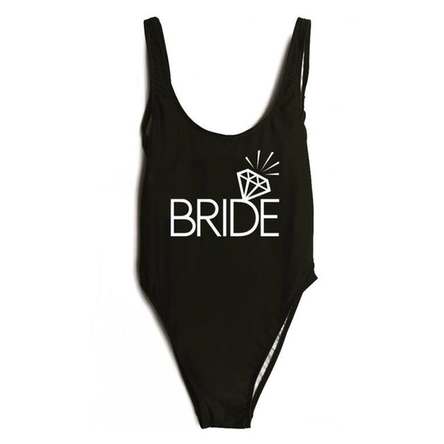 "BRIDE One Piece Swimsuit" 10 Different Options - AH Boutique