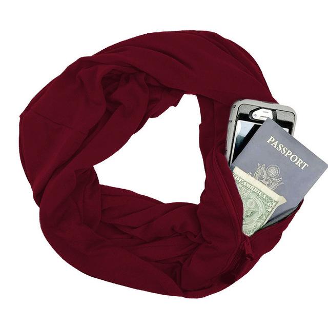 Convertible Scarf with Pocket - AH Boutique